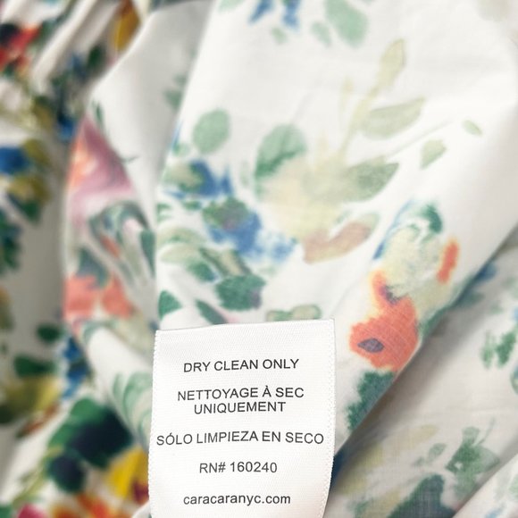 Cara Cara Claire Tiered Floral Pattern Dress in Ivory Bouquet - Picture 11 of 12